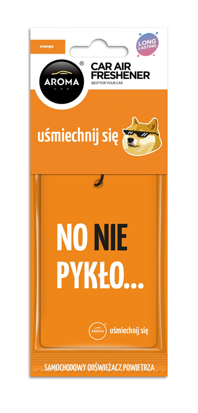 Osviežovač vzduchu AROMA CAR LETS SMILE Orange