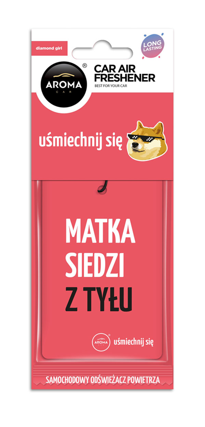Osviežovač vzduchu AROMA CAR LETS SMILE Diamond Girl