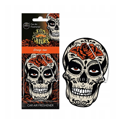 Osviežovač vzduchu AROMA CAR MUERTOS Skull Orange Man Island Driftwood