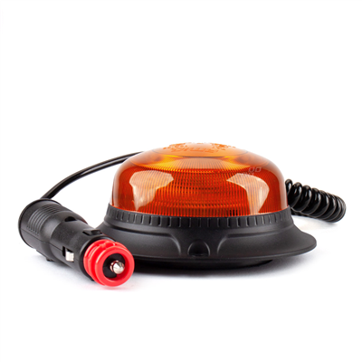 Výstražný maják W21m Magnet / 3 skrutky R65 R10 18LED 12/24V IP56