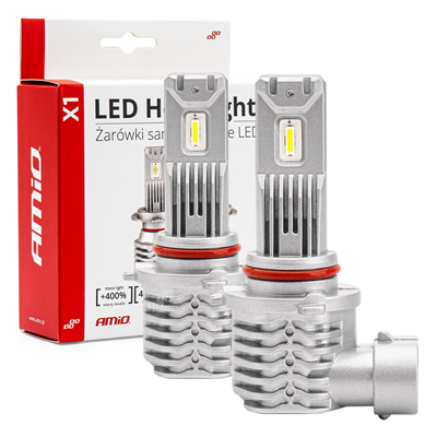 LED žiarovky hlavného svietenia HB3 9005/HIR1 9011/H10 X1 Series AMiO