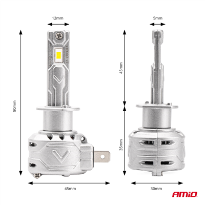 LED žiarovky hlavného svietenia H1 X2 Series AMiO