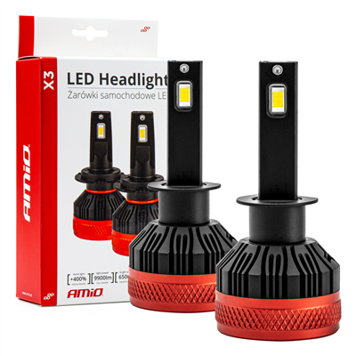 LED žiarovky hlavného svietenia H1 X3 Series AMIO-02977
