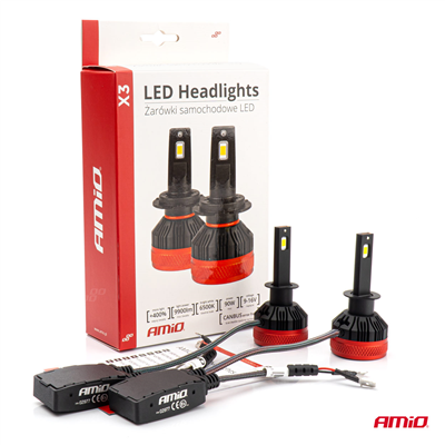 LED žiarovky hlavného svietenia H1 X3 Series AMIO-02977