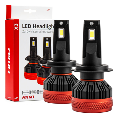 LED žiarovky hlavného svietenia H7/H18 X3 Series AMIO-02980