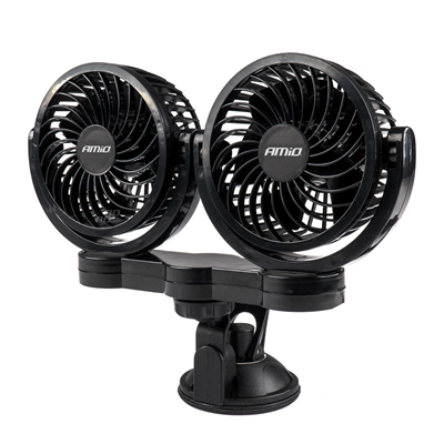 Ventilátor do auta s prísavkou 2x4