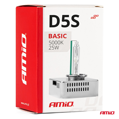 Xenónová výbojka D5S 25W 5000K AMiO BASIC AMiO-02941