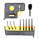 Amio 03100 Sada detailinových štetcov veľká 14ks