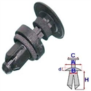 ROMIX 71177 Příchytka izolace motorového prostoru