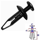 ROMIX B14992 Příchytka plastového nadkolí