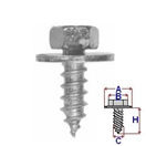 ROMIX 45168 Samořezný šroub s podložkou univerzální