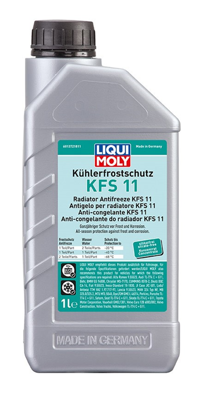 Nemrznoucí směs do chladiče KFS 11 - koncentrát - 1L