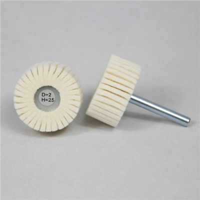 40x30x6 mm, D2H25 Soft - Filcový kotouč na stopce