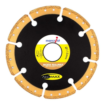 115x22 mm MC850 AkkuMAX - Diamantový rezný kotúč pre všetky PREMIUM PROFI