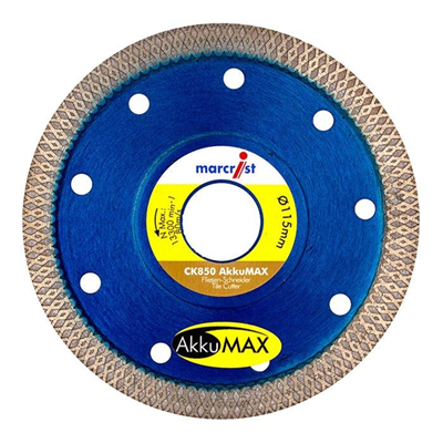 115x22 mm CK850 AkkuMAX - Diamantový rezný kotúč na obkladačky PREMIUM PROFI