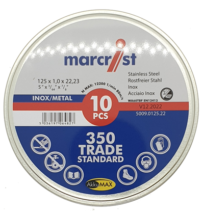 115x1,0x22,2 INOX T41 - sada 10 ks v kovovej krabici - 350 STANDARD