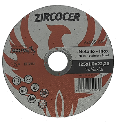 125x1,0x22,2 AZ60S-BF - ZIRCOCER LINE
