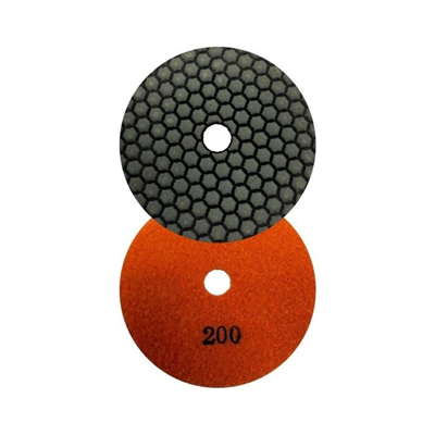 115 mm P200 - DP850 - diamantový leštiaci kotúč so suchým zipsom