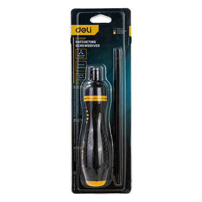 Ratchet screwdriver Deli Tools EDL626011, 6/PH2x180mm