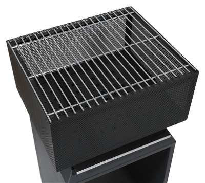 Ohniště CUBE s mřížkou 74cm CATTARA