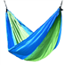 Houpací síť NYLON 275x137cm zeleno-modrá CATTARA