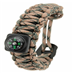Náramek OUTDOOR s kompasem a doplňky CATTARA