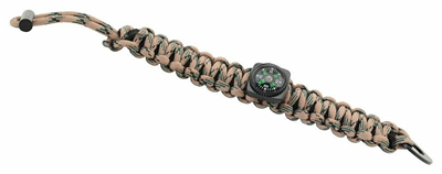 Náramek OUTDOOR s kompasem a doplňky CATTARA