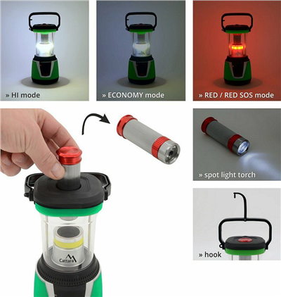 Svítilna LED 300lm CAMPING REMOTE CONTROL CATTARA