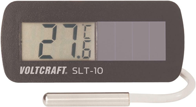 Solární vestavný teploměr Voltcraft SLT-10, 3 roky záruka