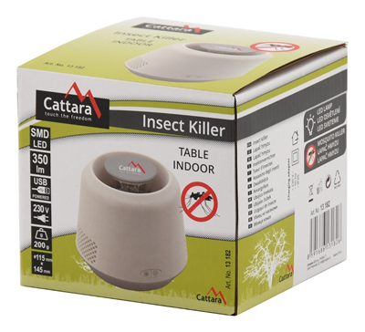 Svítilna TABLE INDOOR USB 5V + infra lapač hmyzu CATTARA