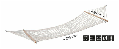 Houpací síť 200x80cm CATTARA