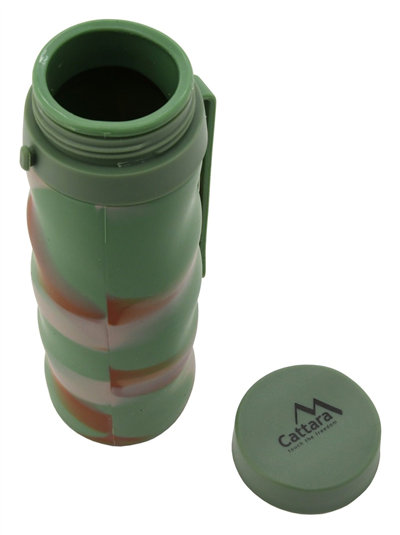 Silikonová láhev ARMY 550ml CATTARA