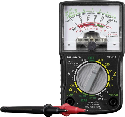Analogový multimetr VC-13A, 3 roky záruka VOLTCRAFT