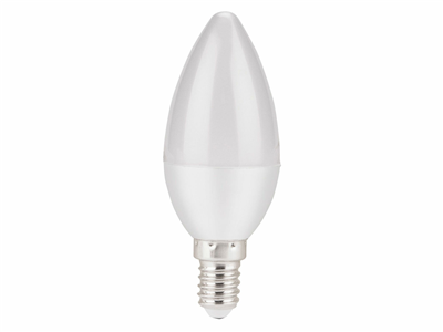 Žárovka LED svíčka, 5W, 450lm, E14, denní bílá EXTOL-LIGHT