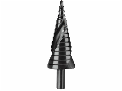 Vrtáky stupňovité, 3ks, Ř4-12/1mm, Ř4-20/2mm, Ř4-32/2mm, s lamačem třísek EXTOL-CRAFT