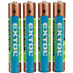 Baterie alkalické ULTRA +, 4ks, 1,5V AA (LR6) EXTOL-LIGHT