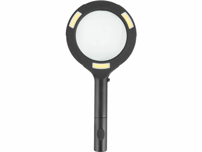 Lupa se světlem 80lm, 5x zvětšení, 3x0,5W COB LED EXTOL-LIGHT