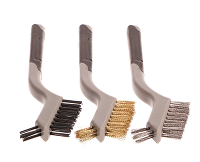 Kartáče malé, sada 3ks, 180mm, délka drátu 16mm, průměr 0,5mm nylon EXTOL-PREMIUM