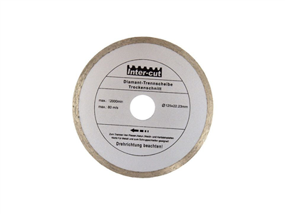 Kotouč diamantový řezný celoobvodový, 125x7x22mm GEKO