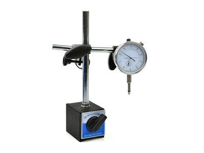 Magnetický stojan, stativ + úchylkoměr 0-10/0.01mm GEKO