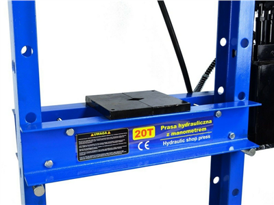 Hydraulický dílenský lis 20t s manometrem a dvourychlostní pumpou GEKO