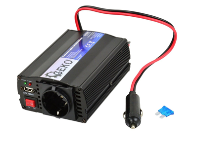Měnič napětí 24V/230V, 250/500W GEKO