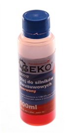 GEKO G82010 Dvoutaktní motorový olej 100ml červený GEKO