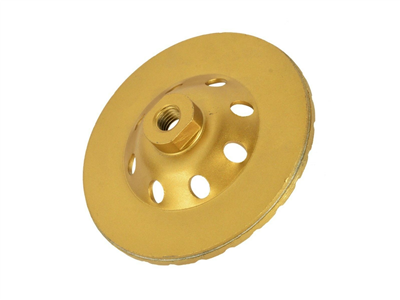 Kotouč diamantový hrnkový brusný turbo, 125x5mmxM14 GEKO