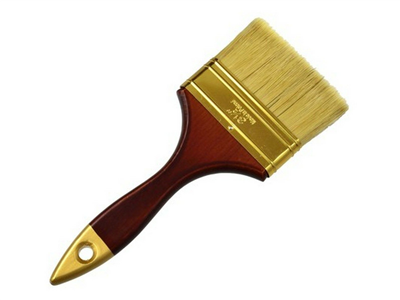 Štětec plochý, 90 mm, dřevěná rukojeť GEKO