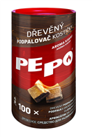 PEPO 2068926 PE-PO dřevěný podpalovač kostičky 100 ks PEPO