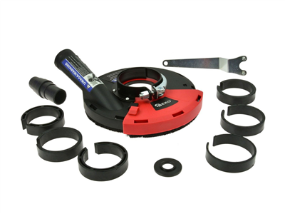 Odsávací kryt s kartáčovým věncem pro úhlové brusky 180mm GEKO