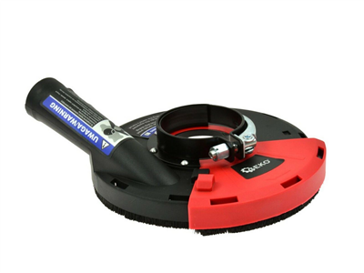 Odsávací kryt s kartáčovým věncem pro úhlové brusky 180mm GEKO