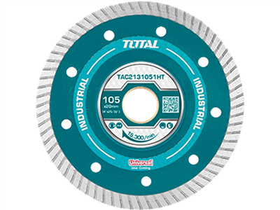 Kotouč diamantový řezný, ultratenký, 125mm, univerzální, industrial, 125x22,2mm TOTAL-TOOLS