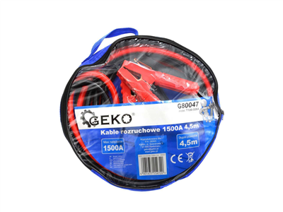 Startovací kabely 1500A, 4,5m GEKO